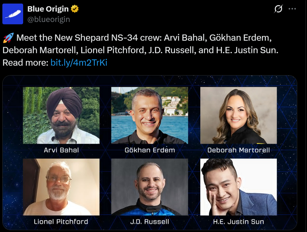 孫宇晨太空之旅