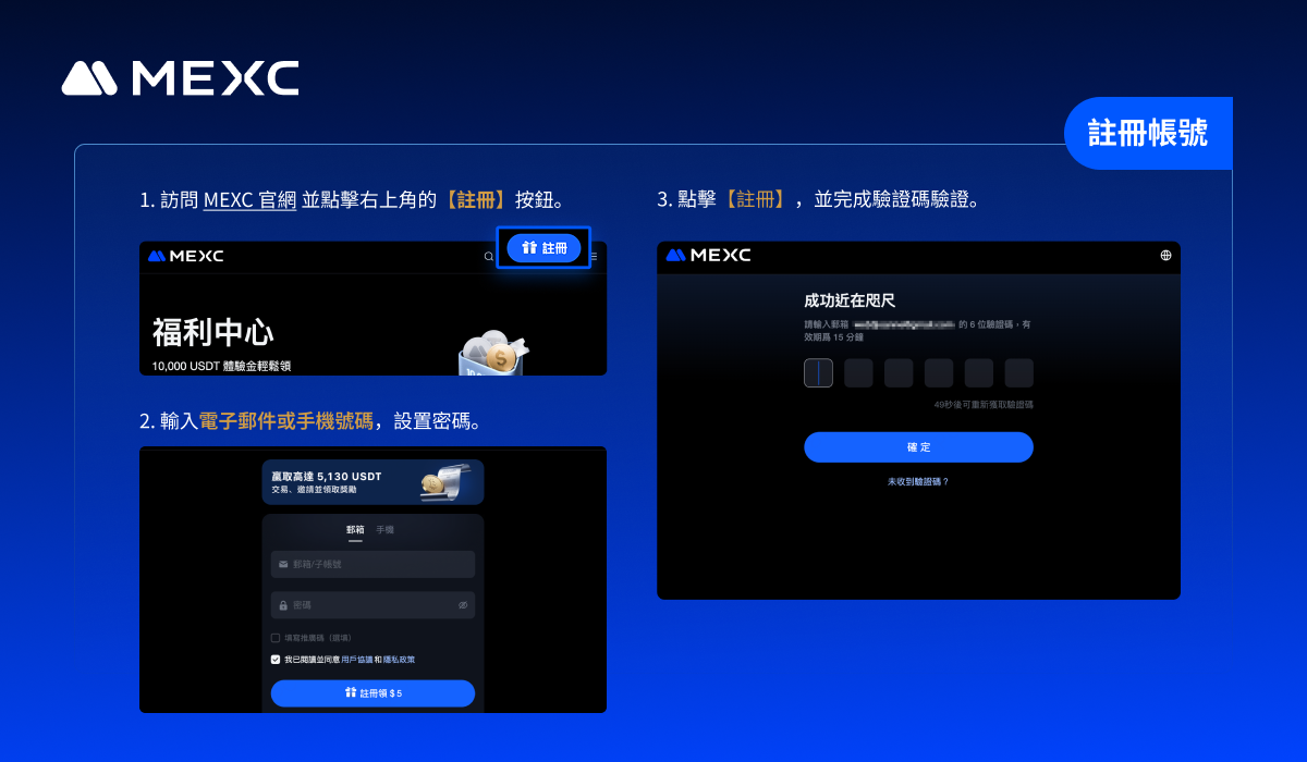 Hướng dẫn đăng ký tài khoản MEXC